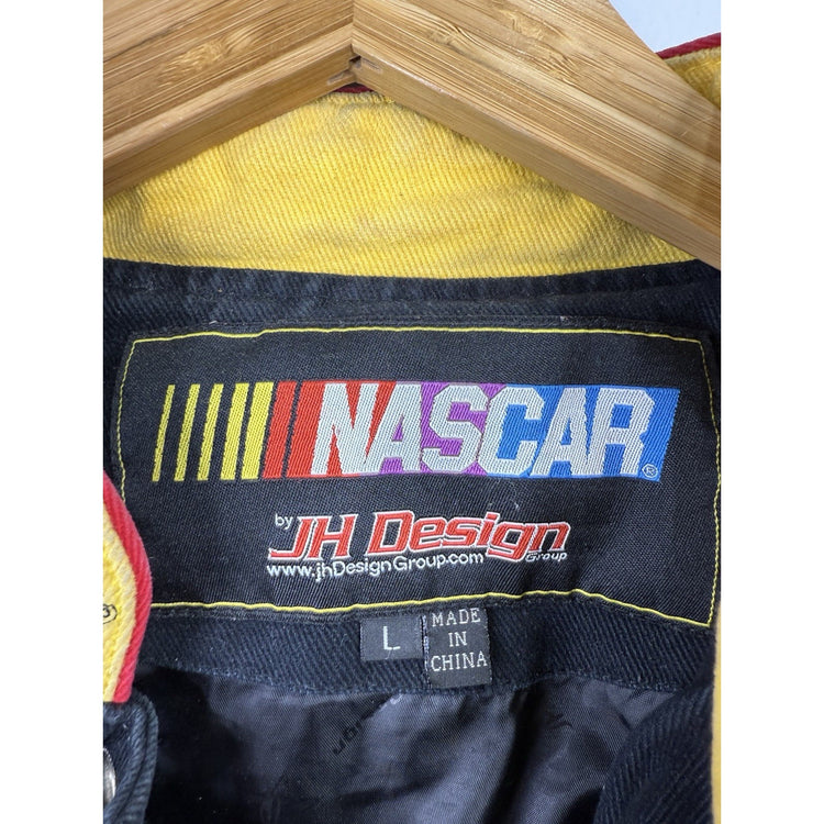 Vintage Jeff Burton Nascar Jacket Size L
