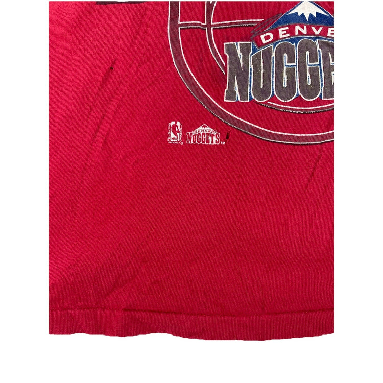 Mens Vintage Red Denver Nuggets Graphic Tank Top Size Medium