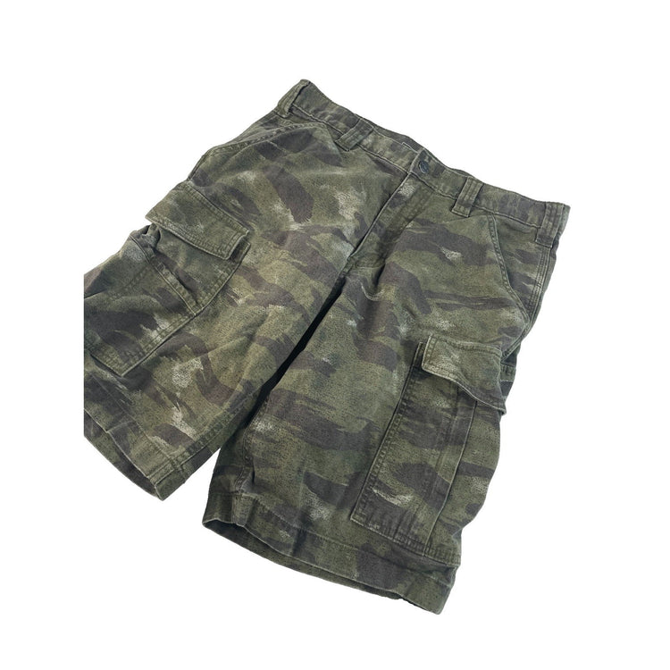Mens Carhartt Relaxed Fit Camo Print Cargo Shorts Size 32