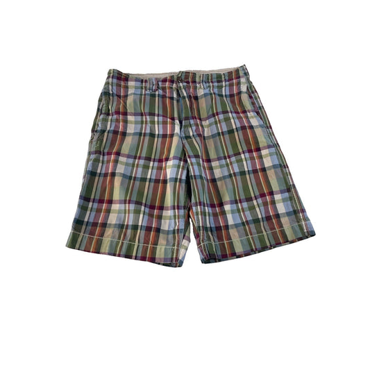 Men’s American Eagle Outfitters Plaid Multicolor Longer Length Shorts Size 33