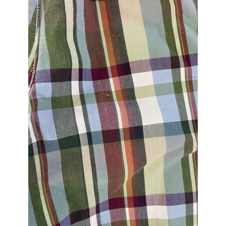 Men’s American Eagle Outfitters Plaid Multicolor Longer Length Shorts Size 33