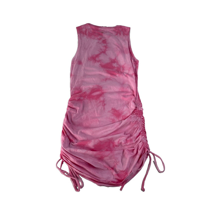 Women's Victoria's Secret Pink Tie Dye Ruched Side Tank Dress Size XS