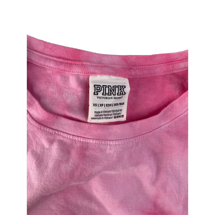 Women's Victoria's Secret Pink Tie Dye Ruched Side Tank Dress Size XS