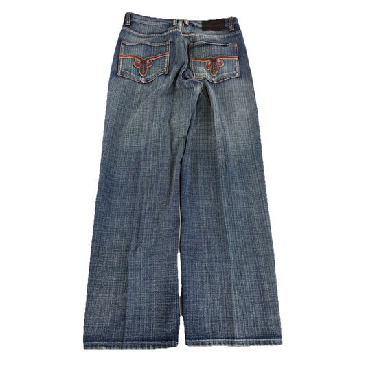 Mens Y2k S.Fame Baggy Jeans Size 36