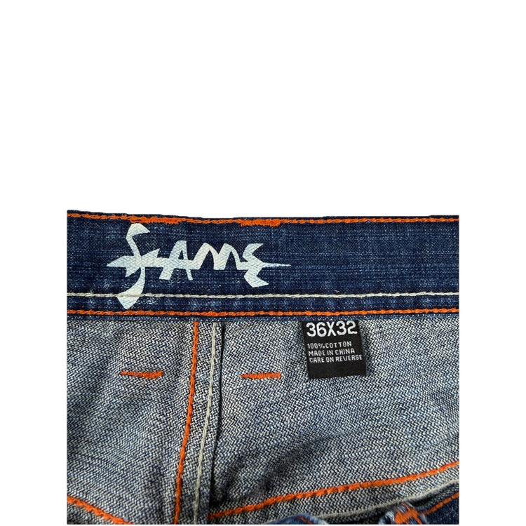 Mens Y2k S.Fame Baggy Jeans Size 36