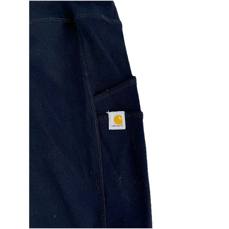 Womens Carhartt Fitted Black Ankle Legging Size Xl