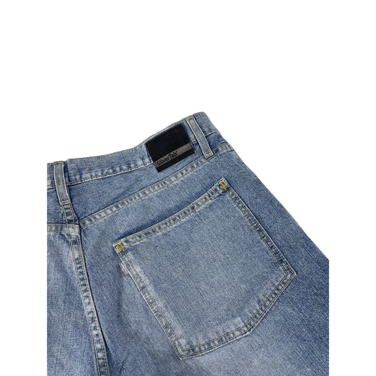 Mens Levis Silver Tab Light Blue Jeans Size 38X30