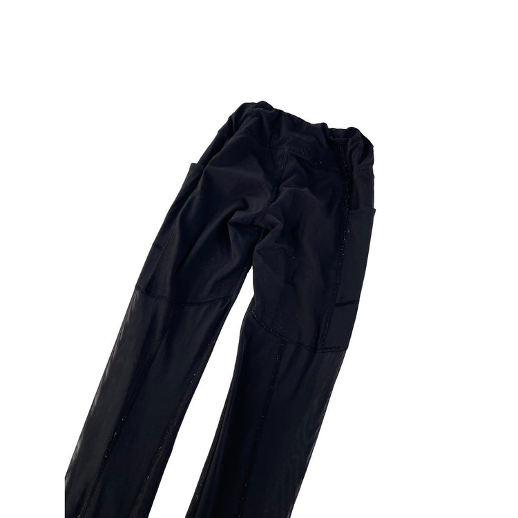 Womens Victoria Sport Knockout Black Athletic Leggings Size S