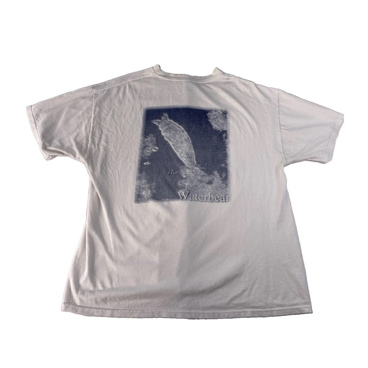 Men’s Aquatic Microbiology White Waterbear Graphic T Shirt Size XL