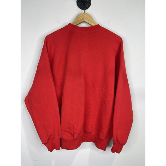 Men’s Hanes Vintage Rudolph The Reindeer Christmas Sweatshirt Crewneck Sz Large