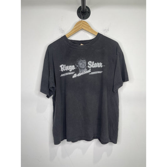 RINGO STARR Third All-Star Band World Tour Vintage Beatles 1995 Black T-Shirt XL