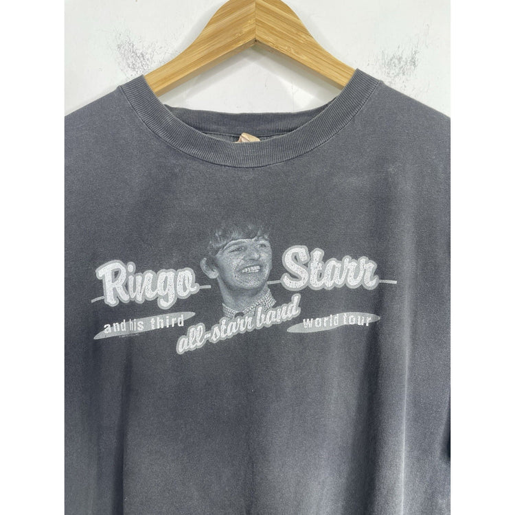 RINGO STARR Third All-Star Band World Tour Vintage Beatles 1995 Black T-Shirt XL
