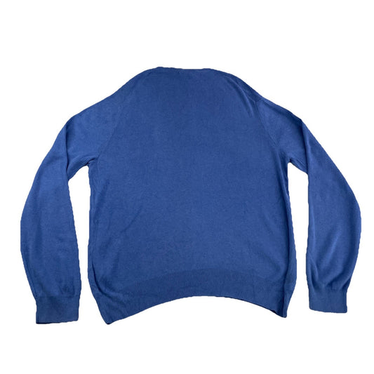 Mens Polo Ralph Lauren Size Large Light Blue V Neck Sweater