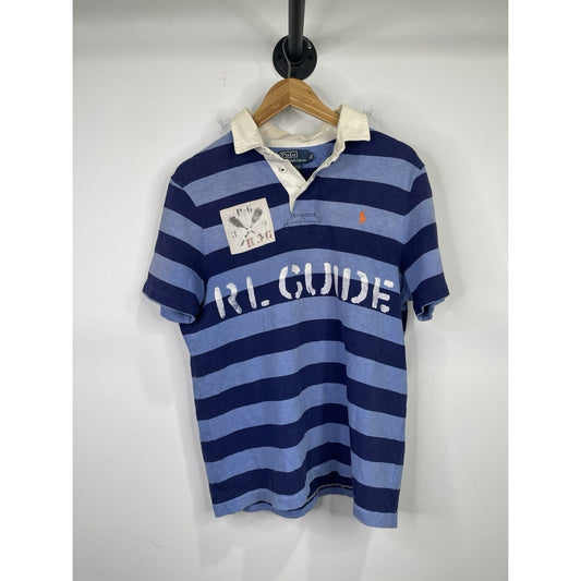 Polo Ralph Lauren Blue Men’s Custom Fit Logo Shirt Sz L