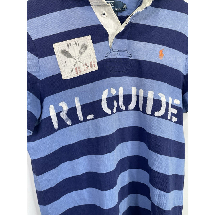 Polo Ralph Lauren Blue Men’s Custom Fit Logo Shirt Sz L