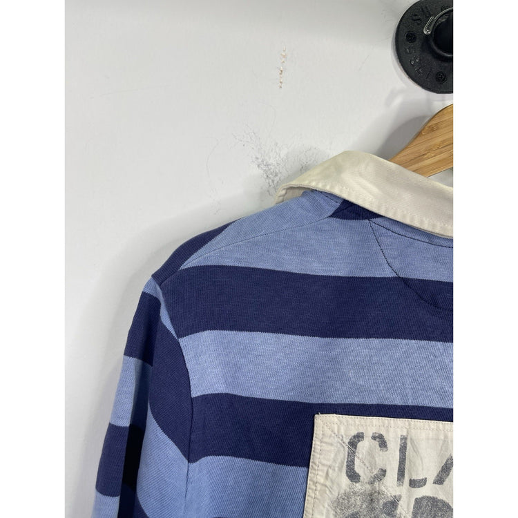 Polo Ralph Lauren Blue Men’s Custom Fit Logo Shirt Sz L
