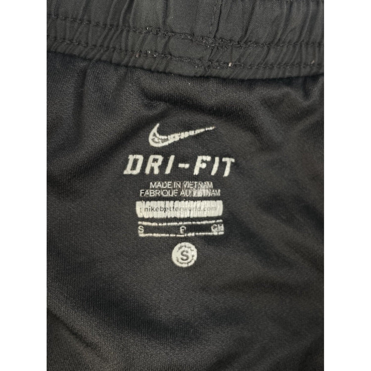 Womens Nike Dry-Fit Black With Purple Trim Athletic Shorts Size S