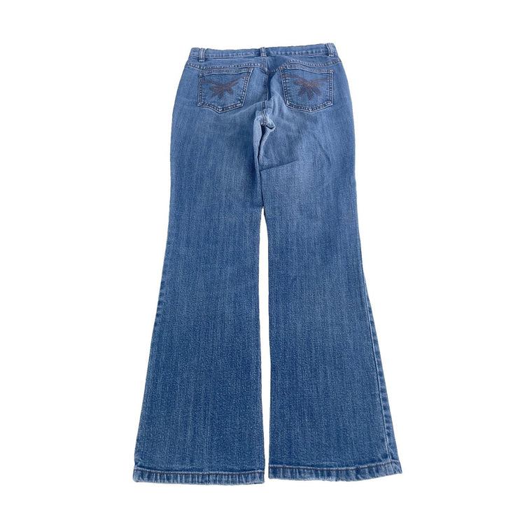 Womens Liz & CO. Light Blue Denim Jeans Size 4 Petite