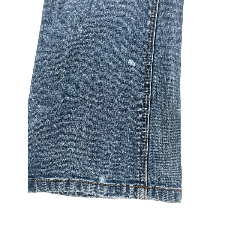 Womens Liz & CO. Light Blue Denim Jeans Size 4 Petite