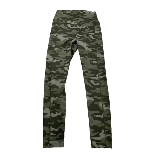 Womens Victoria’s Secret PINK Green Camo Leggings Size Small
