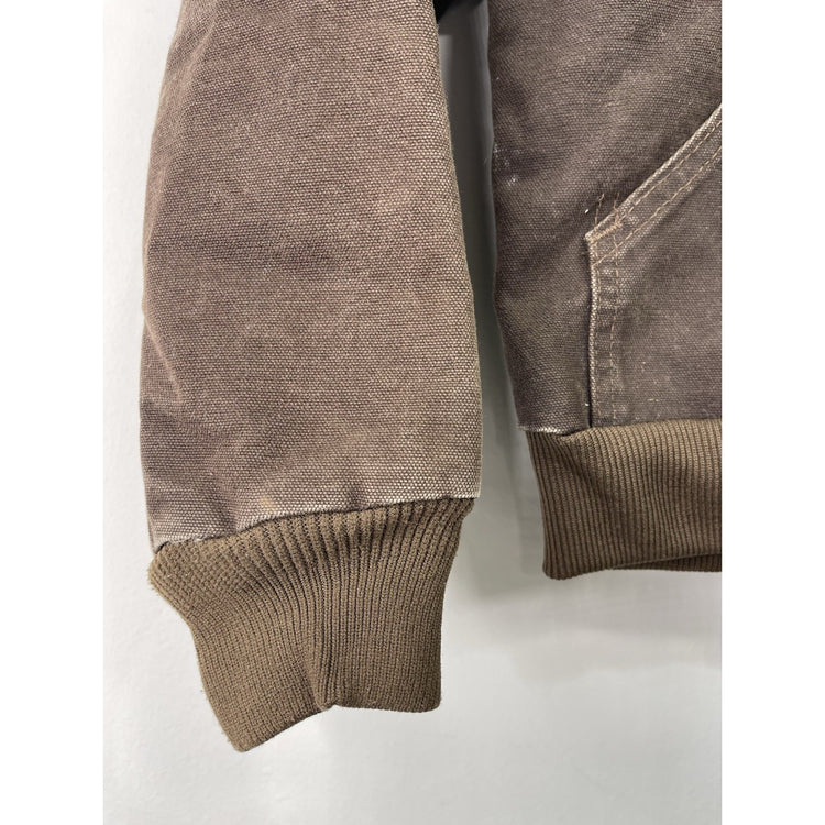 Kids Carhartt Jacket Dark Brown Size 8