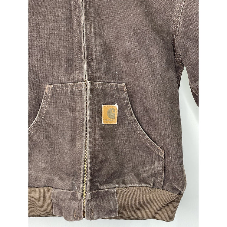 Kids Carhartt Jacket Dark Brown Size 8