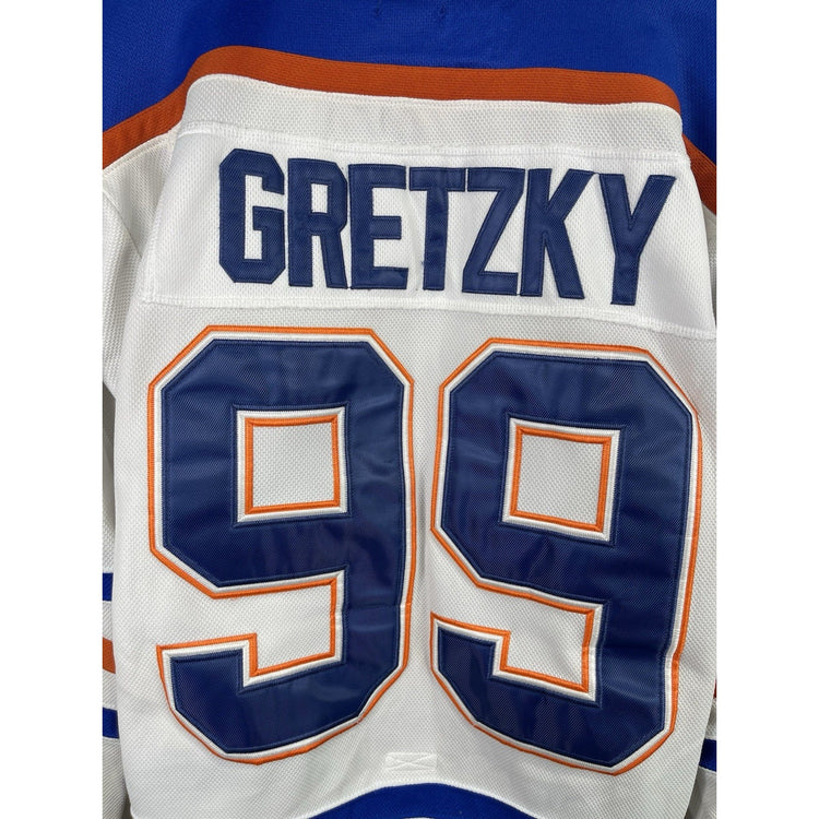 Wayne Gretzky Captain Edmonton Oilers # 99 NHL Jersey Sz 48 CCM