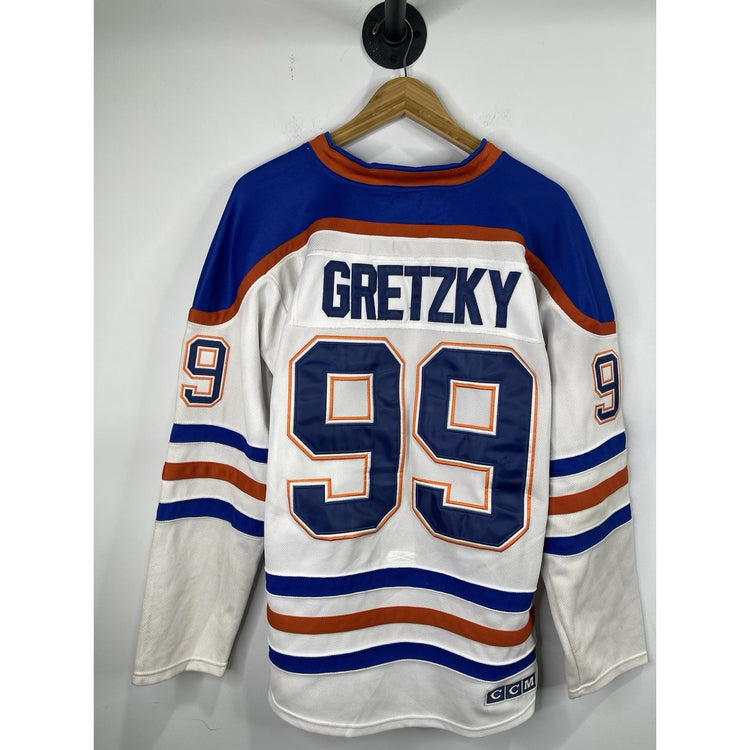 Wayne Gretzky Captain Edmonton Oilers # 99 NHL Jersey Sz 48 CCM