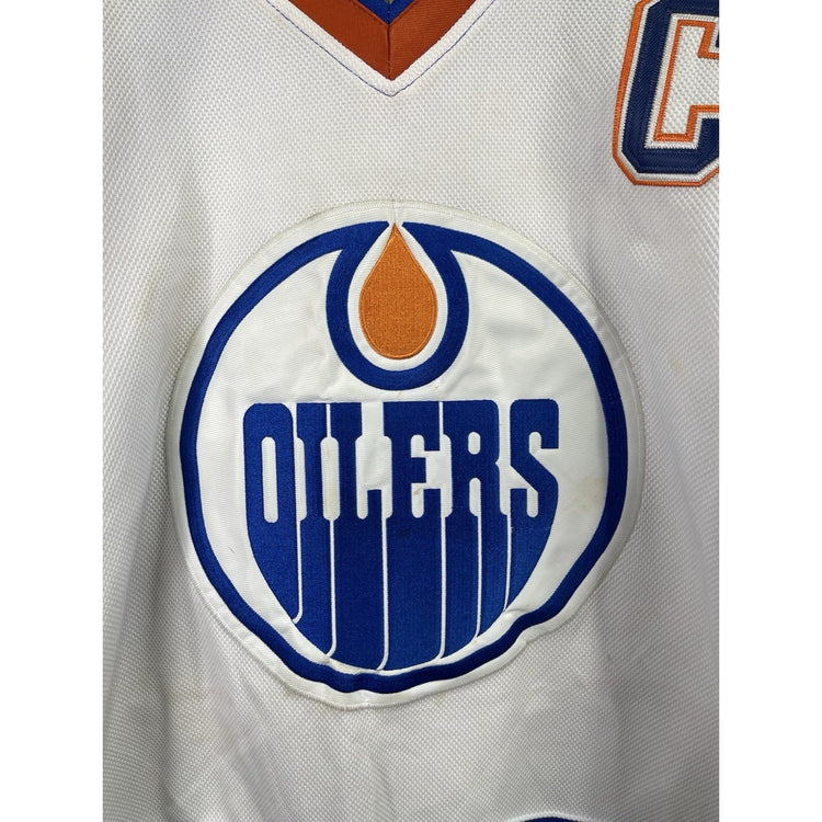 Wayne Gretzky Captain Edmonton Oilers # 99 NHL Jersey Sz 48 CCM