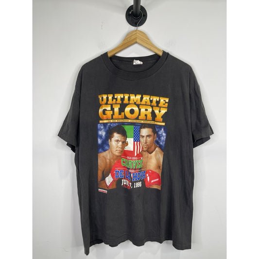 Vintage Chavez vs De La Hoya t shirt boxing t shirt 1996 size XL