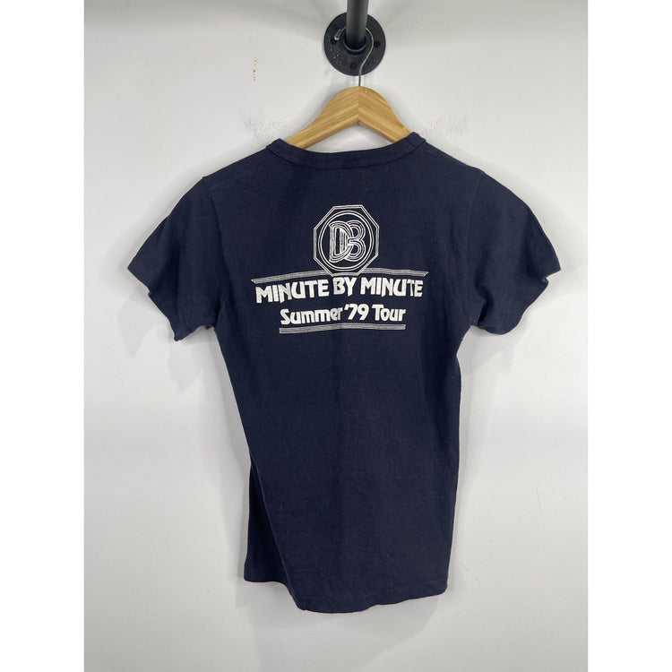 MEN’S BLUE 1970s VINTAGE THE DOOBIE BROTHERS LOS ANGELES CONCERT T-SHIRT SZ M