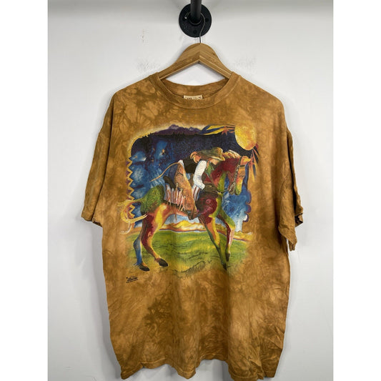 Vintage 2004 The Mountain SIZE XLARGE ‘Horse Whisperer’ Nancy Cawdrey Art Shirt