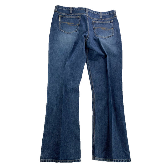 Mens CINCH straight Denim Blue Jeans Size 40x34