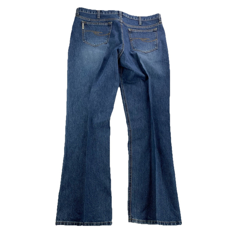 Mens CINCH straight Denim Blue Jeans Size 40x34