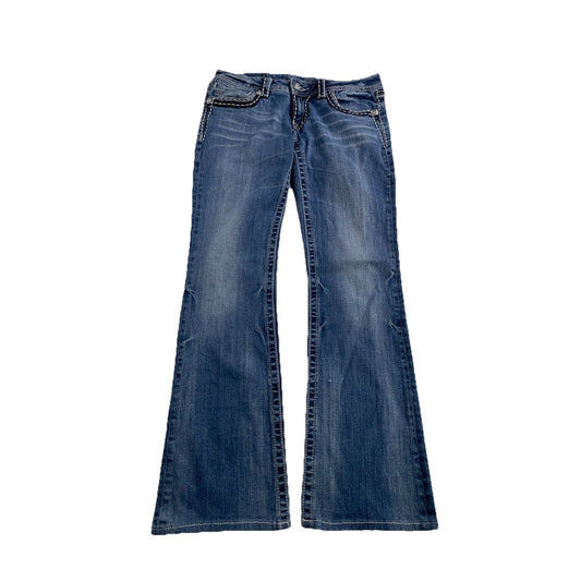Women's Miss Me Blue Jeans Size 31 Bootcut