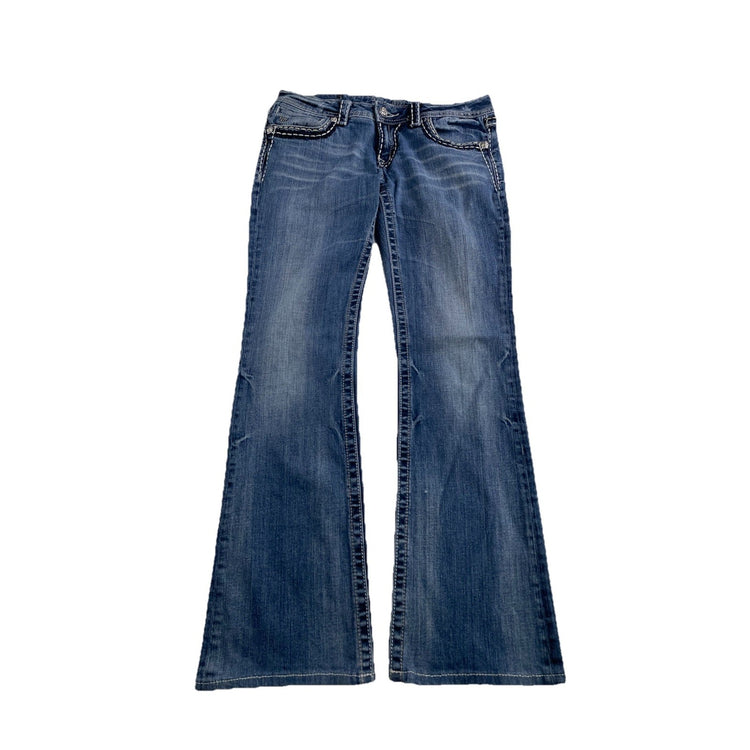 Women's Miss Me Blue Jeans Size 31 Bootcut