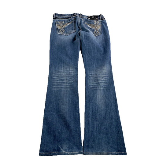 Women's Miss Me Blue Jeans Size 31 Bootcut