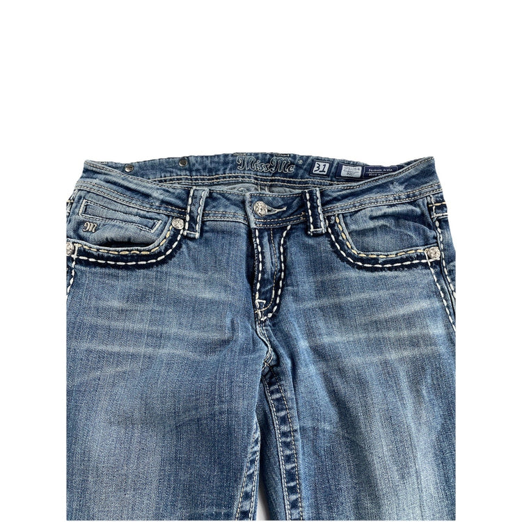 Women's Miss Me Blue Jeans Size 31 Bootcut