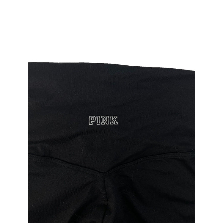 Women’s PINK Active Black Leggings With Mesh Size Small