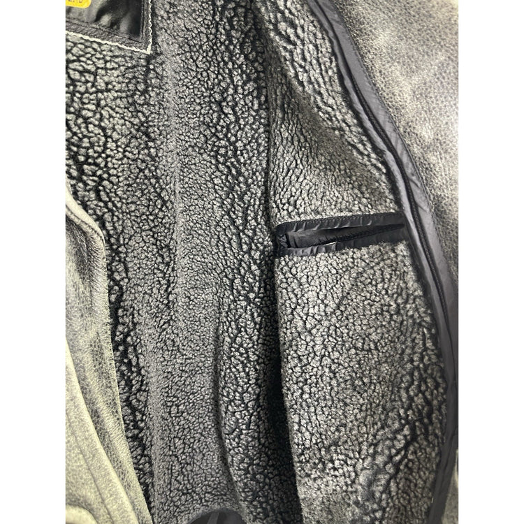 Vintage 90s Harley Davidson Adjustable Distressed Leather Men’s Jacket Size Large