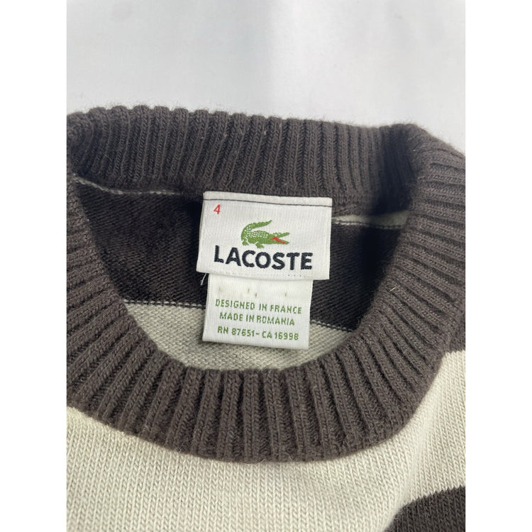 Vintage Striped Knitted Lacoste Sweater
