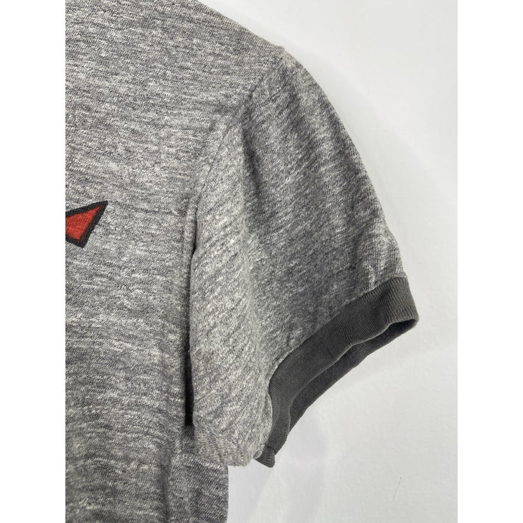 Vintage 1970’s Mens PEACE Grey T-shirt Sz M/S