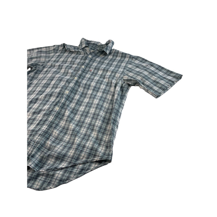 Men Vintage Ralph Lauren Jeans Company Plaid Button Down Shirt M