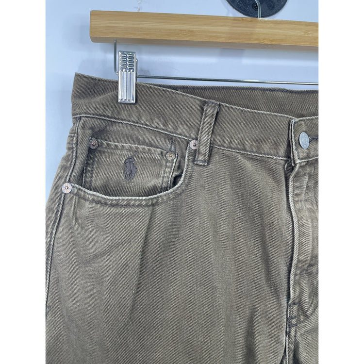 VTG Men’s Brown Polo Ralph Lauren Jeans Authentic Dungarees Denim 32x30