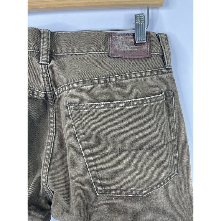 VTG Men’s Brown Polo Ralph Lauren Jeans Authentic Dungarees Denim 32x30
