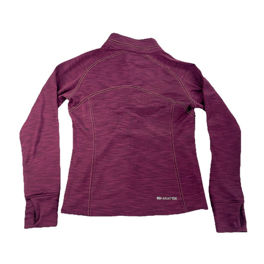 Women’s Ariat Tek Dark Purple 1/2 Zip Sweatshirt Size M
