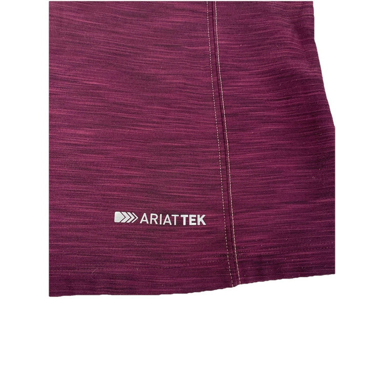 Women’s Ariat Tek Dark Purple 1/2 Zip Sweatshirt Size M