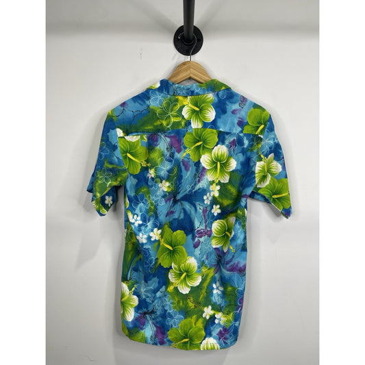 Men’s Richard Douglas Honolulu Hawaii Button Up Floral Shirt Sz L/M