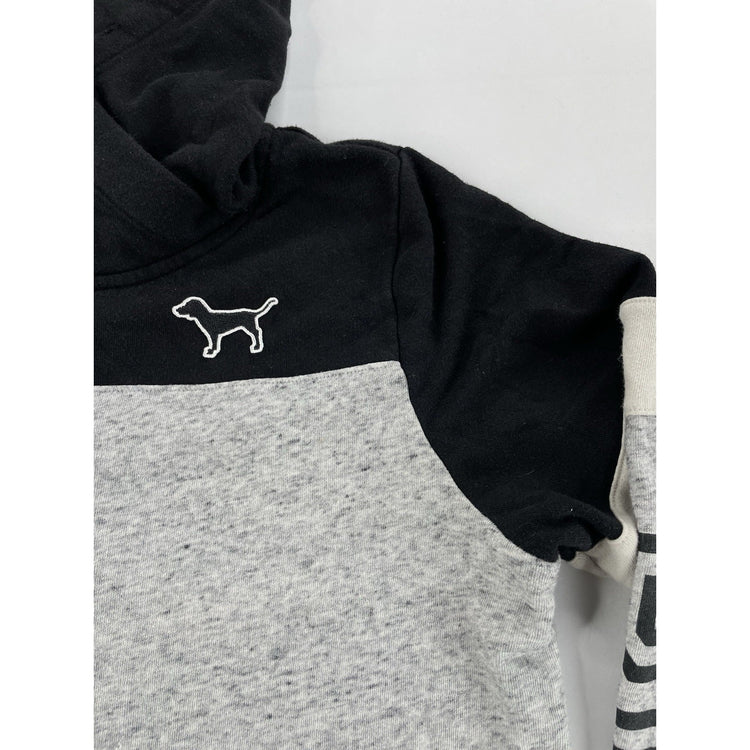 Womens Victoria Secret Gray&black Hoodie Size S/P