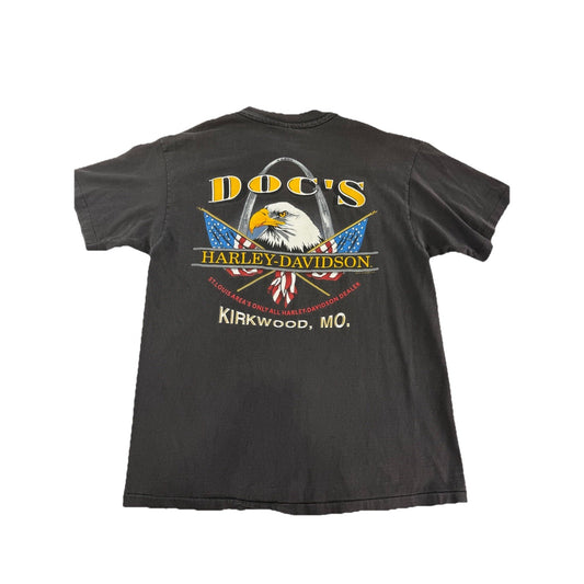 Mens Vintage 1993 Looney Tunes Harley Davidson T-shirt Size L